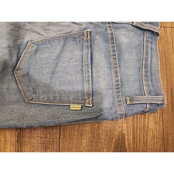Vibrant MIU‎ Women's Jean Size 3 Medium Blue Bootcut Bell Bottom Denim Stretch - Picture 6 of 6